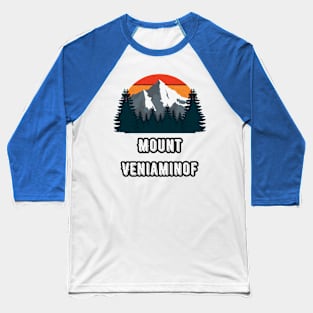 Mount Veniaminof Baseball T-Shirt